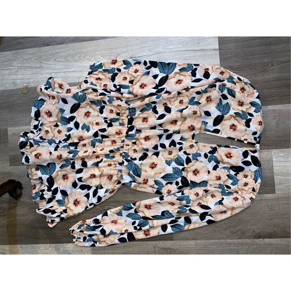 Show Me Your Mumu Steel Magnolia Longsleeve Romper, Size Large - Picture 7 of 8